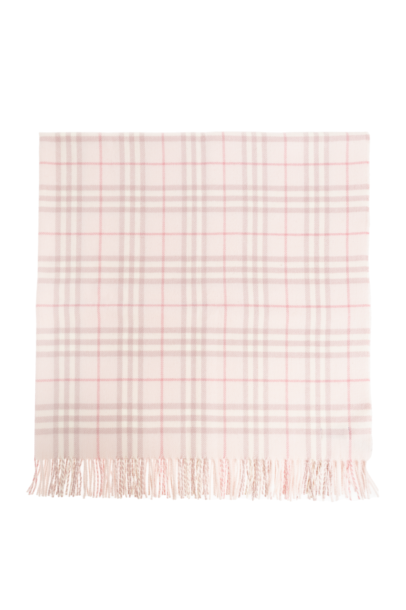 BURBERRY ホワイトブランケット Burberry White Quilted Blanket With